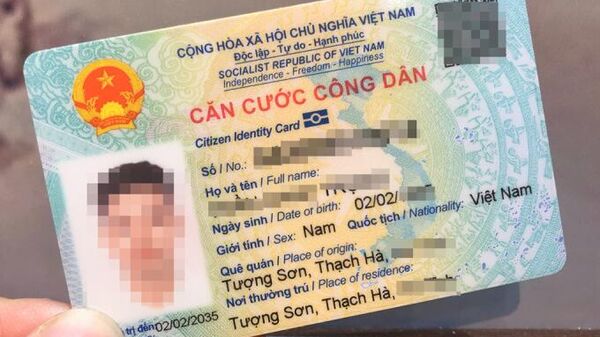 Mẫu căn cước công dân Việt Nam - Sputnik Việt Nam