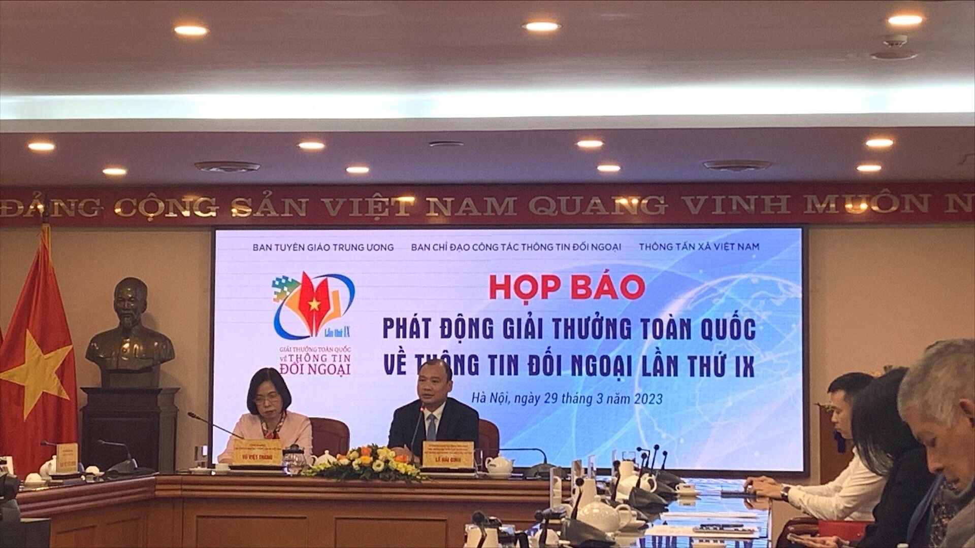 Họp báo phát động Giải thưởng toàn quốc về thông tin đối ngoại lần thứ IX - Sputnik Việt Nam, 1920, 29.03.2023