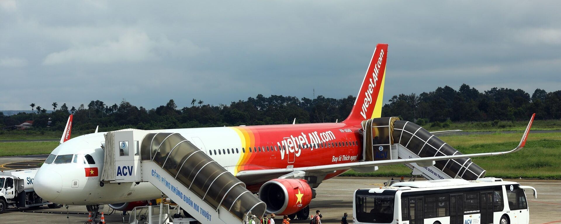 Với kỳ nghỉ lễ kéo dài tới 5 ngày sắp tới, Vietjet đã chuẩn bị tất cả các nguồn lực để phục vụ nhu cầu đi lại của người dân. - Sputnik Việt Nam, 1920, 11.04.2023