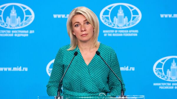 người phát ngôn Bộ Ngoại giao Nga Maria Zakharova - Sputnik Việt Nam