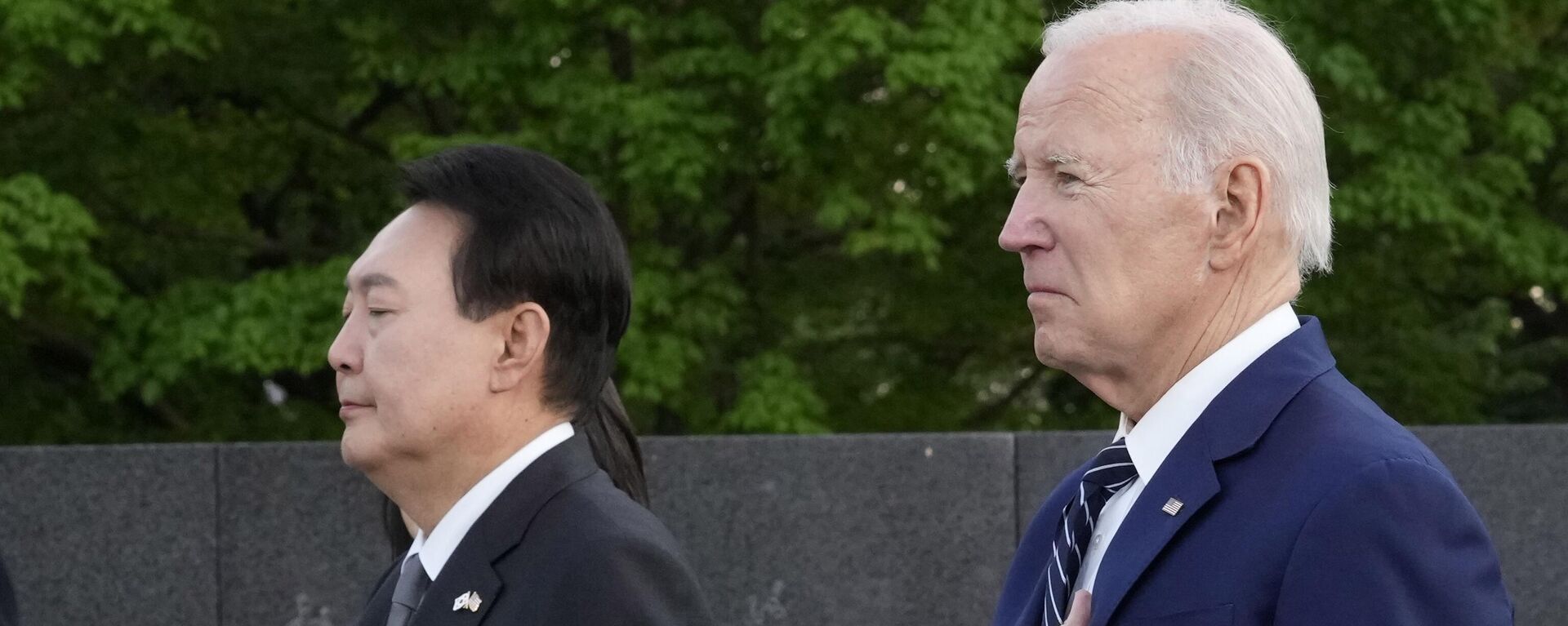 Tổng thống Hàn Quốc Yoon Suk Yeol và Tổng thống Mỹ Joe Biden - Sputnik Việt Nam, 1920, 27.04.2023