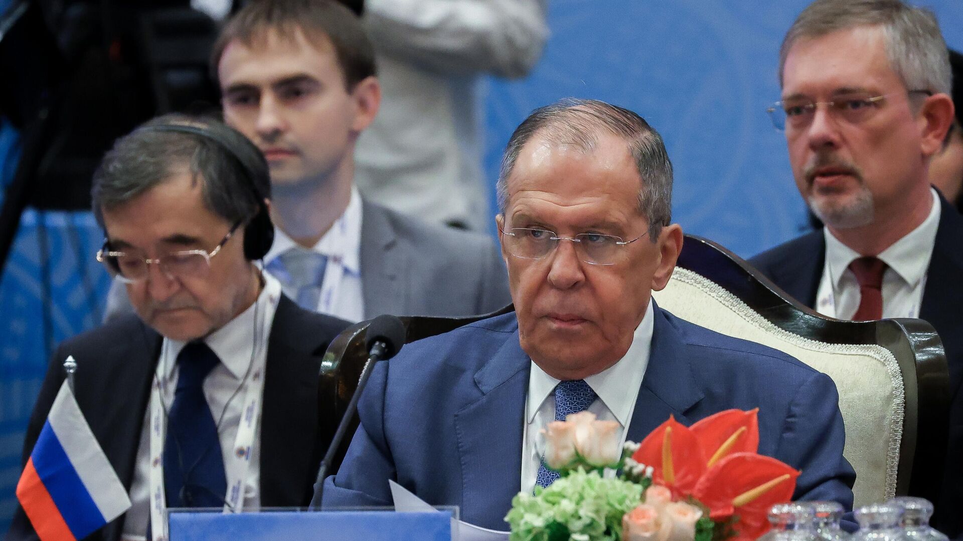 Ngoại trưởng Nga Sergei Lavrov tại cuộc họp của Hội đồng Bộ trưởng SCO ở Goa, Ấn Độ - Sputnik Việt Nam, 1920, 05.05.2023