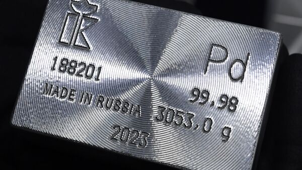 Sản phẩm paladi đạt tiêu chuẩn cao nhất tại nhà máy Krassvetmet - Sputnik Việt Nam