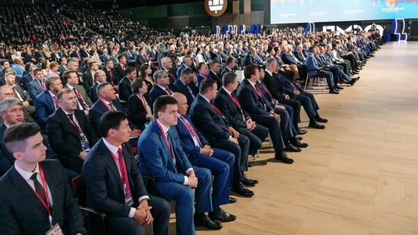 Tổng thống Nga Vladimir Putin tham dự SPIEF-2023 - Sputnik Việt Nam