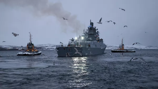 Тàu khu trục Đô đốc Gorshkov ở Severomorsk - Sputnik Việt Nam