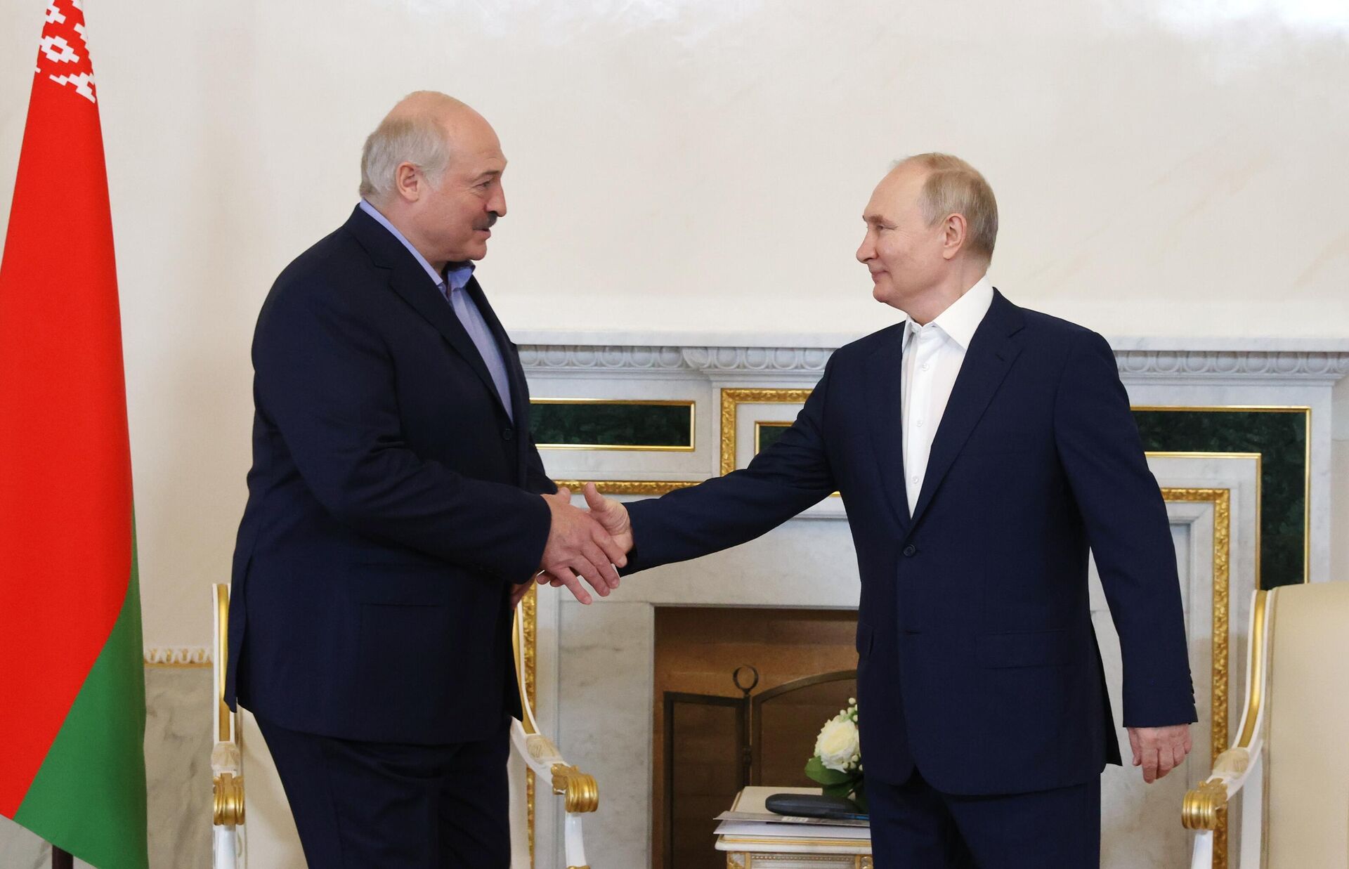 Hội đàm giữa Tổng thống Liên bang Nga V. Putin và Tổng thống Belarus A. Lukashenko - Sputnik Việt Nam, 1920, 23.07.2023