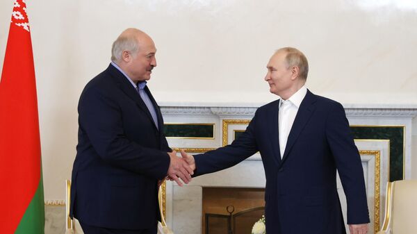 Hội đàm giữa Tổng thống Liên bang Nga V. Putin và Tổng thống Belarus A. Lukashenko - Sputnik Việt Nam