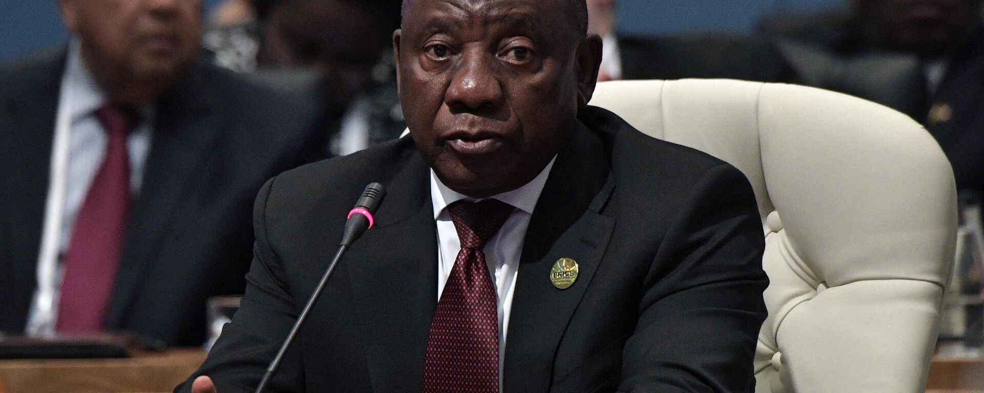 Tổng thống Cộng hòa Nam Phi Cyril Ramaphosa - Sputnik Việt Nam, 1920, 07.08.2024