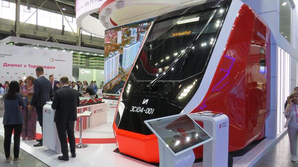 Gian hàng của Tập đoàn Sinara tại INNOPROM-2023 - Sputnik Việt Nam