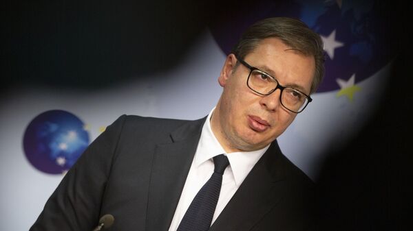 Tổng thống Serbia Aleksandar Vucic  - Sputnik Việt Nam