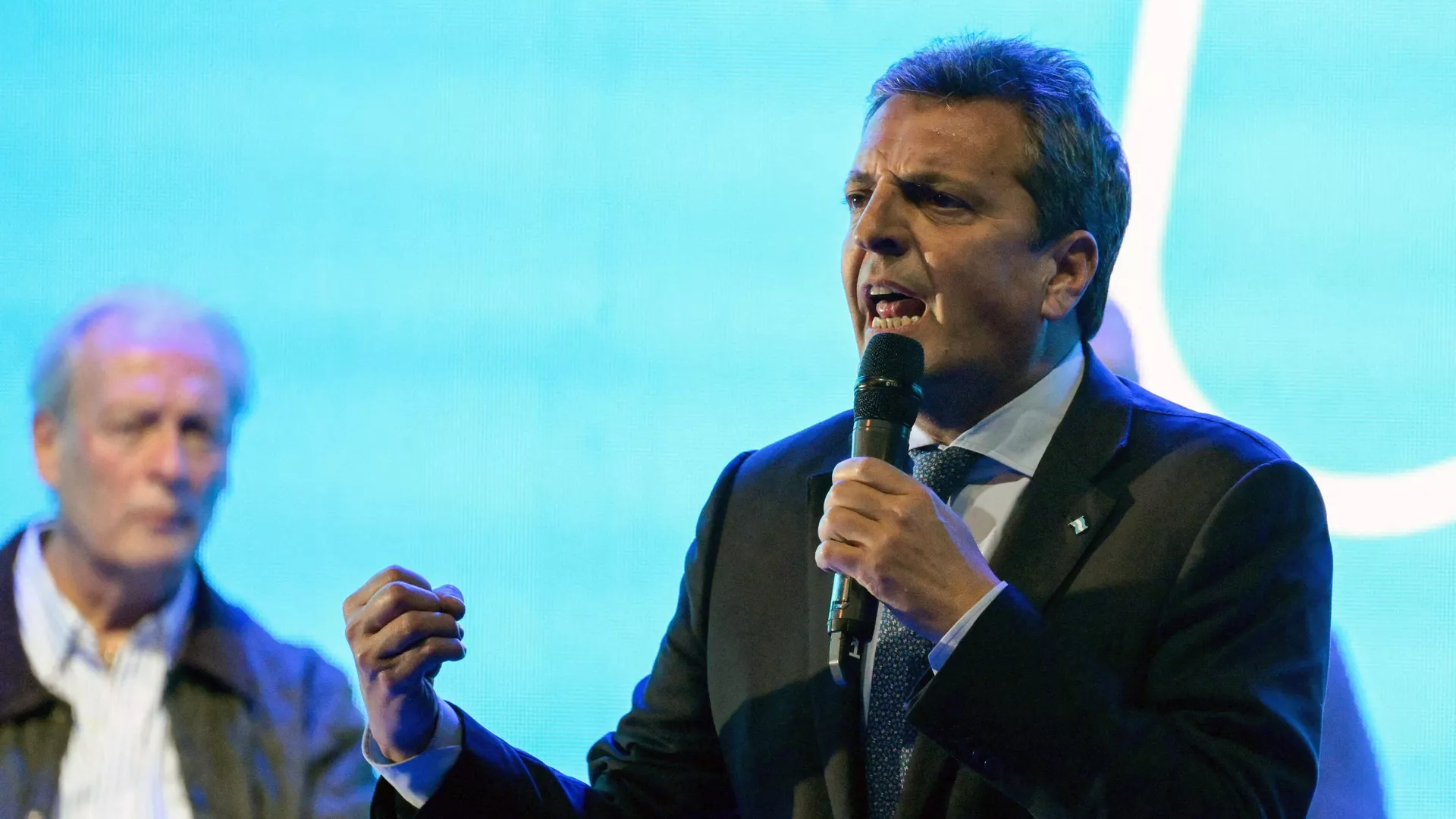 Sergio Massa, Bộ trưởng kinh tế Argentina và ứng cử viên của Liên minh cầm quyền Liên minh vì Tổ quốc