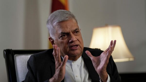 Tổng thống Sri Lanka Ranil Wickremesinghe - Sputnik Việt Nam