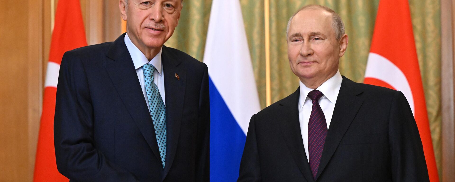 Tổng thống Nga V. Putin hội đàm với Tổng thống Thổ Nhĩ Kỳ R. T. Erdogan - Sputnik Việt Nam, 1920, 18.07.2025