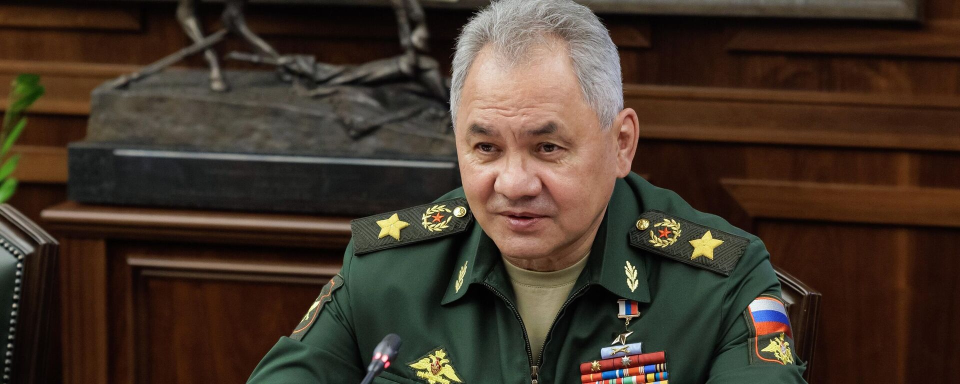 Bộ trưởng Bộ Quốc phòng Nga Sergei Shoigu - Sputnik Việt Nam, 1920, 21.11.2023