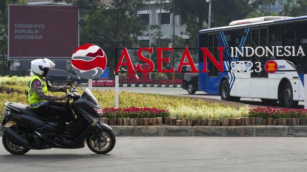 Logo Hội nghị Cấp cao ASEAN tại Indonesia - Sputnik Việt Nam