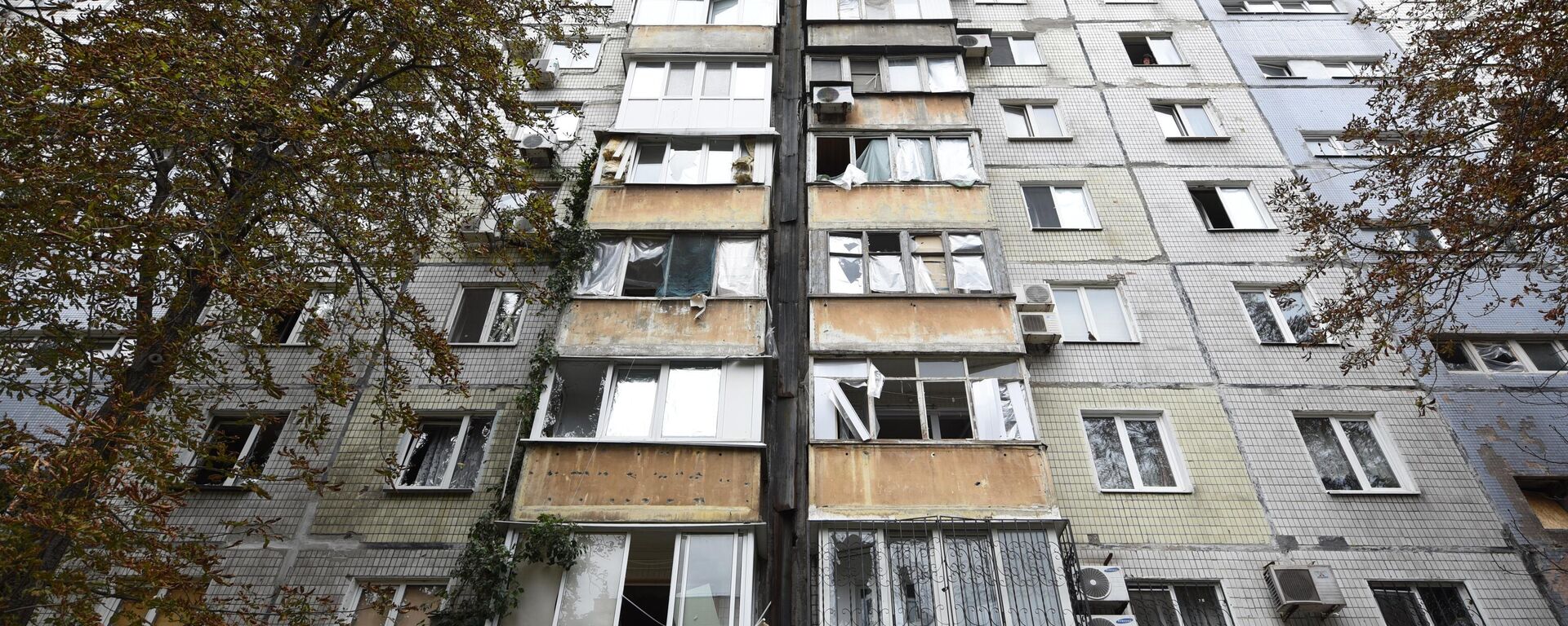 Hậu quả của vụ pháo kích ở khu vực Donetsk - Sputnik Việt Nam, 1920, 17.06.2025