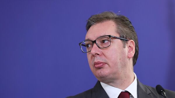 Tổng thống Serbia Aleksandar Vucic  - Sputnik Việt Nam