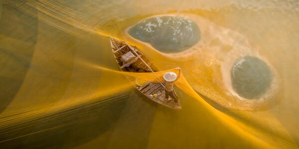 Yellow Net 1 của nhiếp ảnh gia Singapore Chin Leong Teo, đoạt giải The RAW Planet tại cuộc thi 14th EPSON International Pano Awards - Sputnik Việt Nam