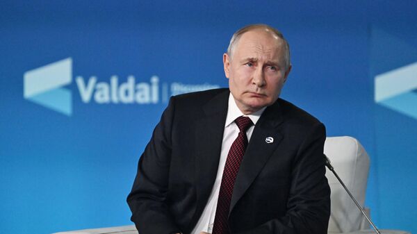 Tổng thống Nga Putin phát biểu tại Câu lạc bộ Thảo luận Quốc tế “Valdai” - Sputnik Việt Nam