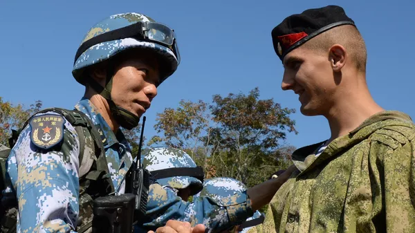 Cuộc tập trận Nga-Trung ở vùng Primorsky  - Sputnik Việt Nam