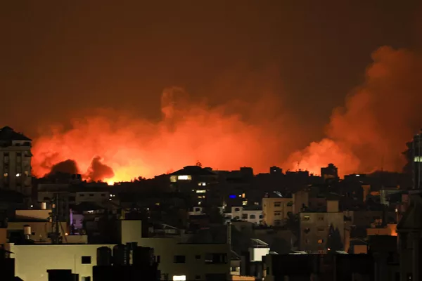 Vụ bắn phá vào các tòa nhà ở thành phố Gaza của Palestine - Sputnik Việt Nam