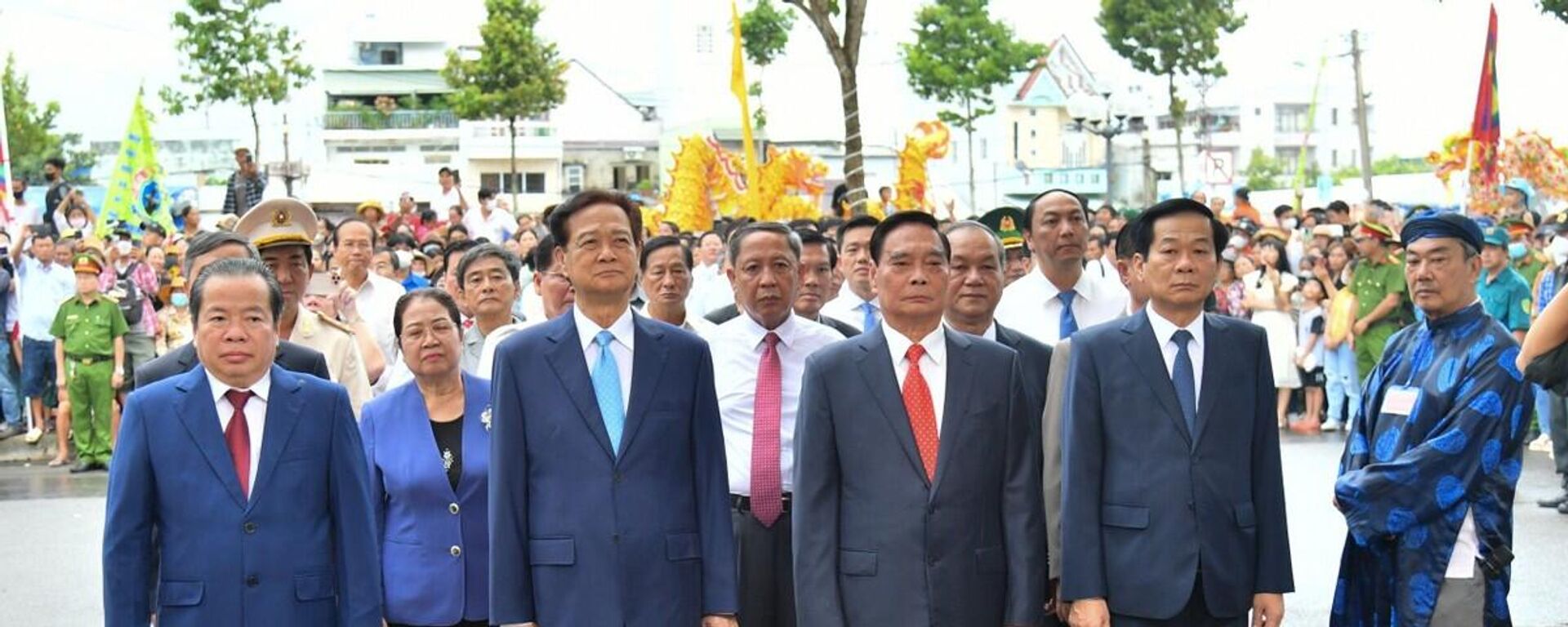 Lễ hội truyền thống kỷ niệm 155 năm Anh hùng dân tộc Nguyễn Trung Trực hy sinh (1868-2023) - Sputnik Việt Nam, 1920, 10.10.2023