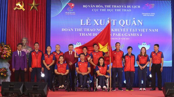 Đoàn Thể thao người khuyết tật Việt Nam xuất quân tham dự ASEAN Para Games 4 - Sputnik Việt Nam