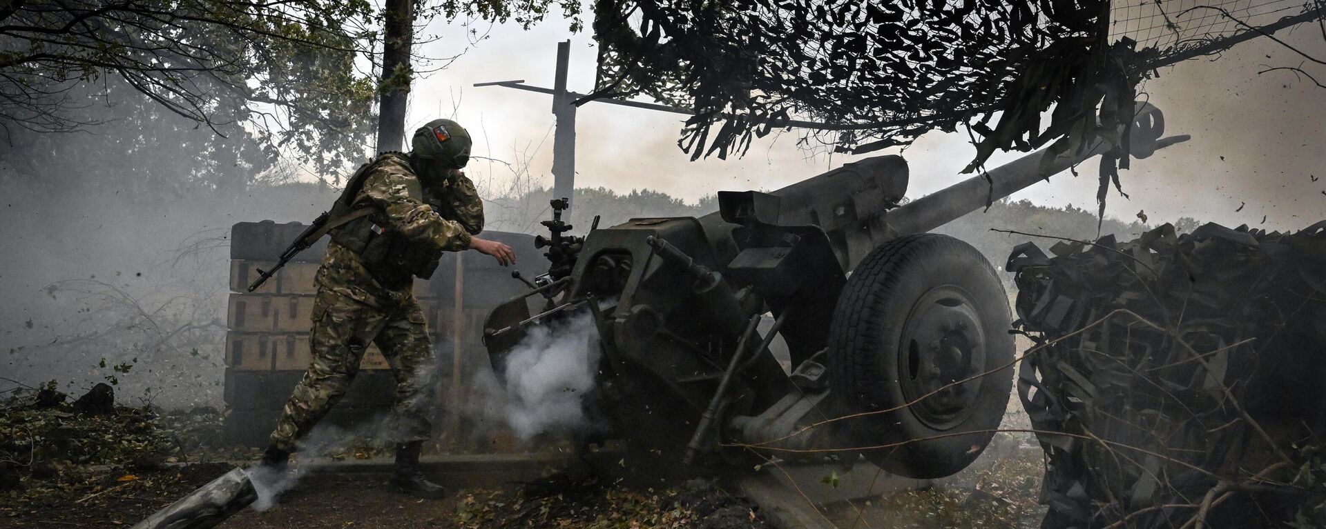 Bắn đạn tuyên truyền vào các vị trí của Lực lượng vũ trang Ukraina theo hướng Seversky - Sputnik Việt Nam, 1920, 27.10.2023