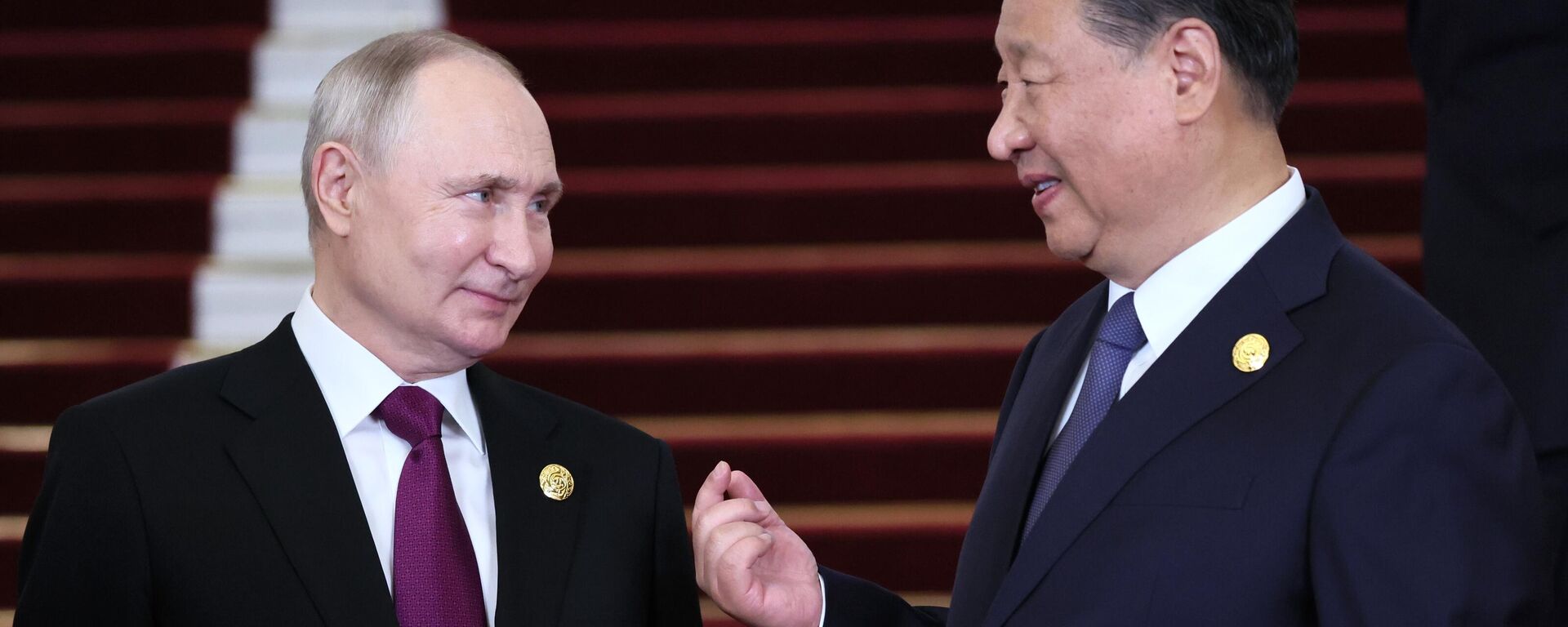 Tổng thống Nga Vladimir Putin và Chủ tịch nước Cộng hòa Nhân dân Trung Hoa (PRC) Tập Cận Bình - Sputnik Việt Nam, 1920, 18.10.2023