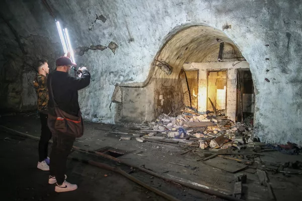 Căn cứ không quân ngầm Željava ở núi Pleševica, biên giới Croatia và Bosnia Căn cứ không quân ngầm Željava ở núi Pleševica, biên giới Croatia và Bosnia - Sputnik Việt Nam