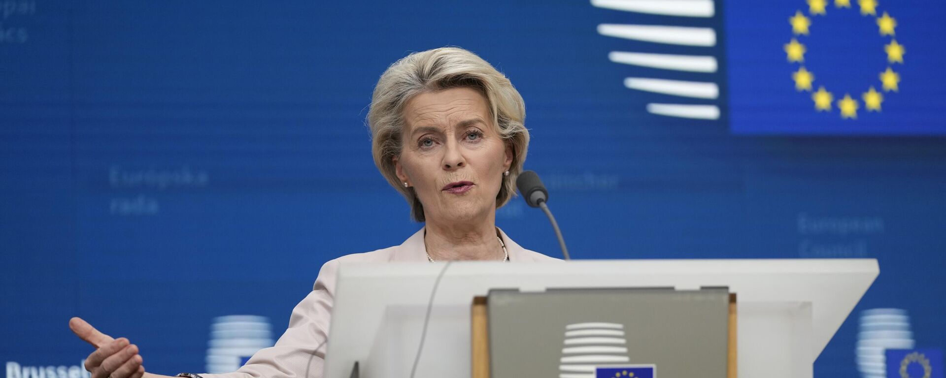 Người đứng đầu EC Ursula von der Leyen - Sputnik Việt Nam, 1920, 15.04.2024