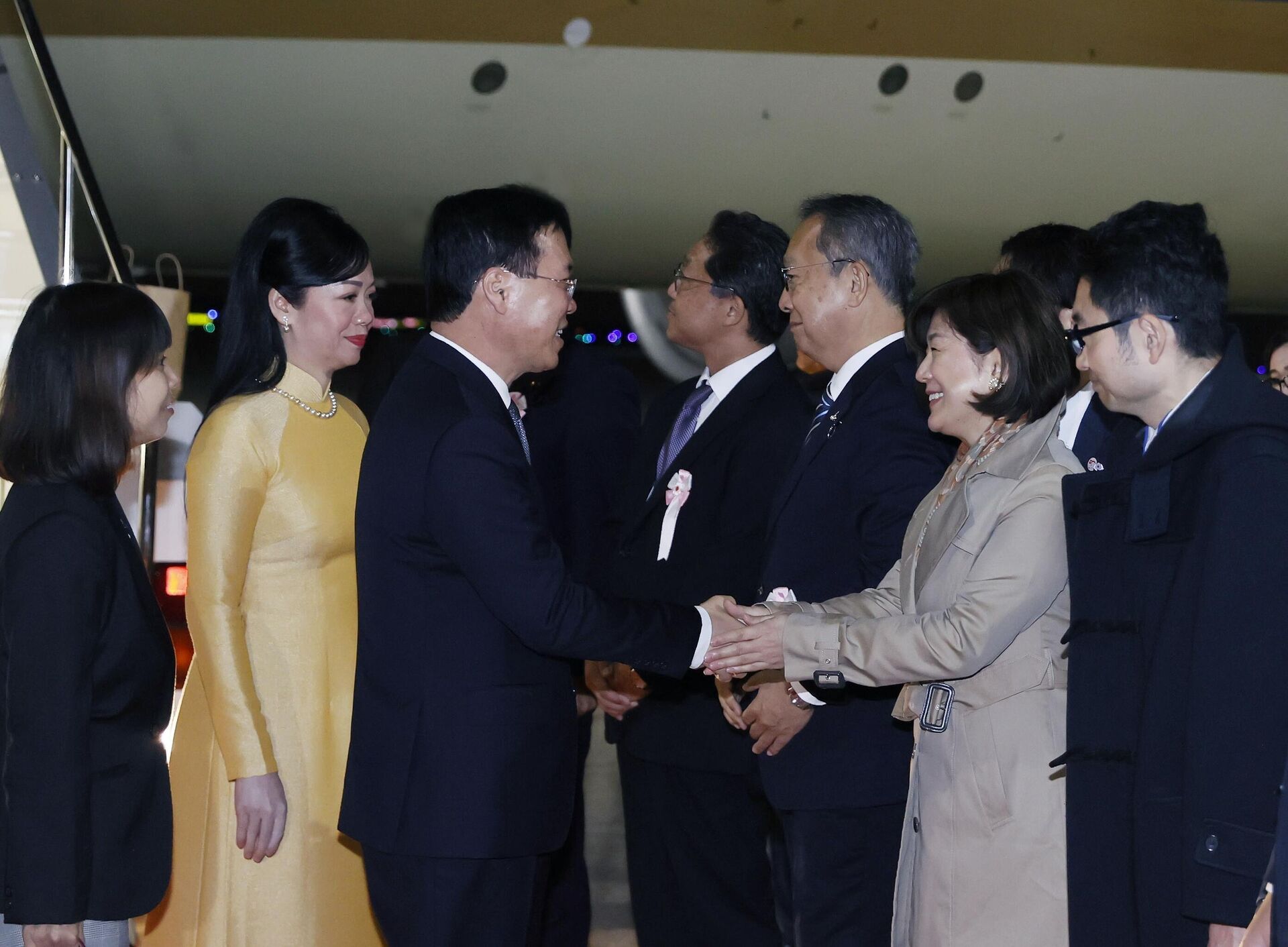 Lễ đón Chủ tịch nước Võ Văn Thưởng và Phu nhân tại sân bay Haneda, thủ đô Tokyo - Sputnik Việt Nam, 1920, 26.11.2023