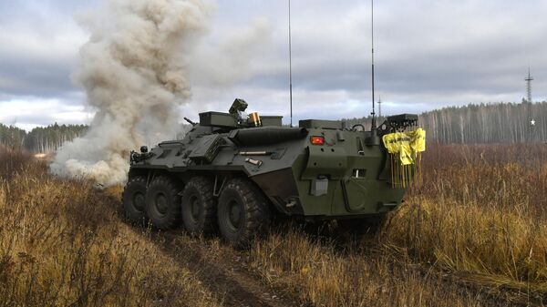 Xe bọc thép chở quân BTR-80 của Nga - Sputnik Việt Nam