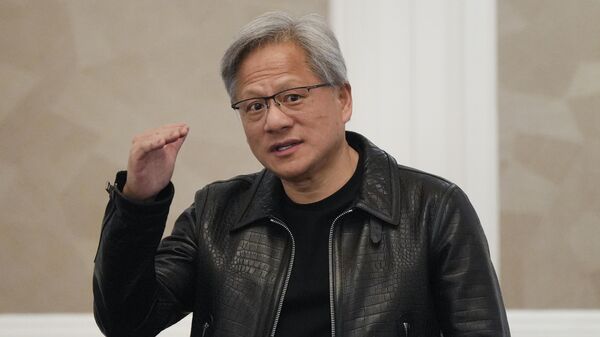 CEO Tập đoàn Nvidia Jensen Huang  - Sputnik Việt Nam