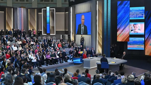Cuộc họp báo cuối năm với Tổng thống Nga Vladimir Putin - Sputnik Việt Nam