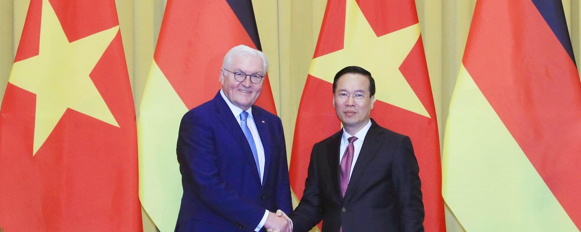 Chủ tịch nước Võ Văn Thưởng hội đàm với Tổng thống Đức Frank-Walter Steinmeier  - Sputnik Việt Nam, 1920, 23.01.2024