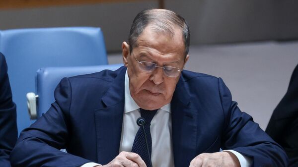 Ngoại trưởng Nga Sergei Lavrov  - Sputnik Việt Nam