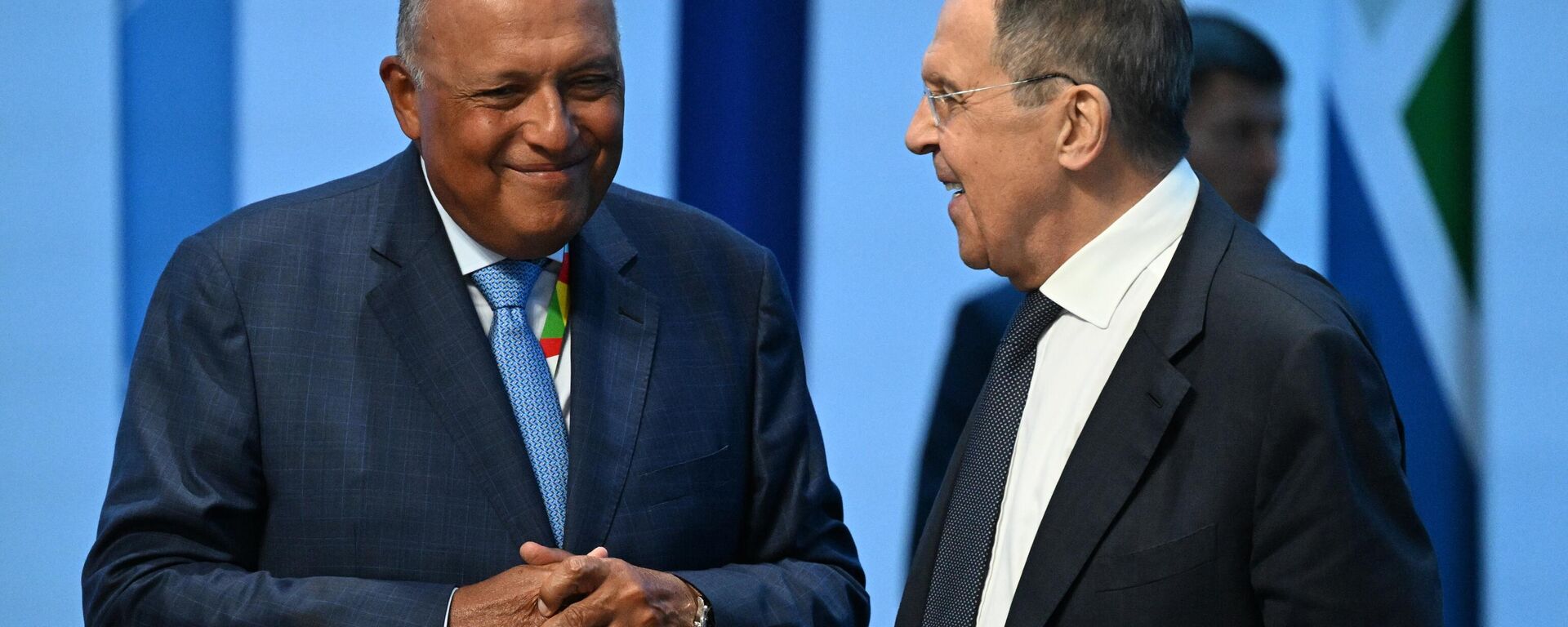 Ngoại trưởng Nga Sergei Lavrov và Ngoại trưởng Ai Cập Sameh Shoukry - Sputnik Việt Nam, 1920, 22.02.2024