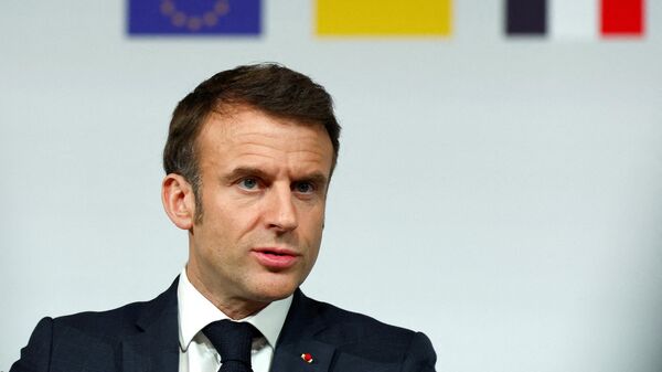 Tổng thống Pháp Emmanuel Macron  - Sputnik Việt Nam