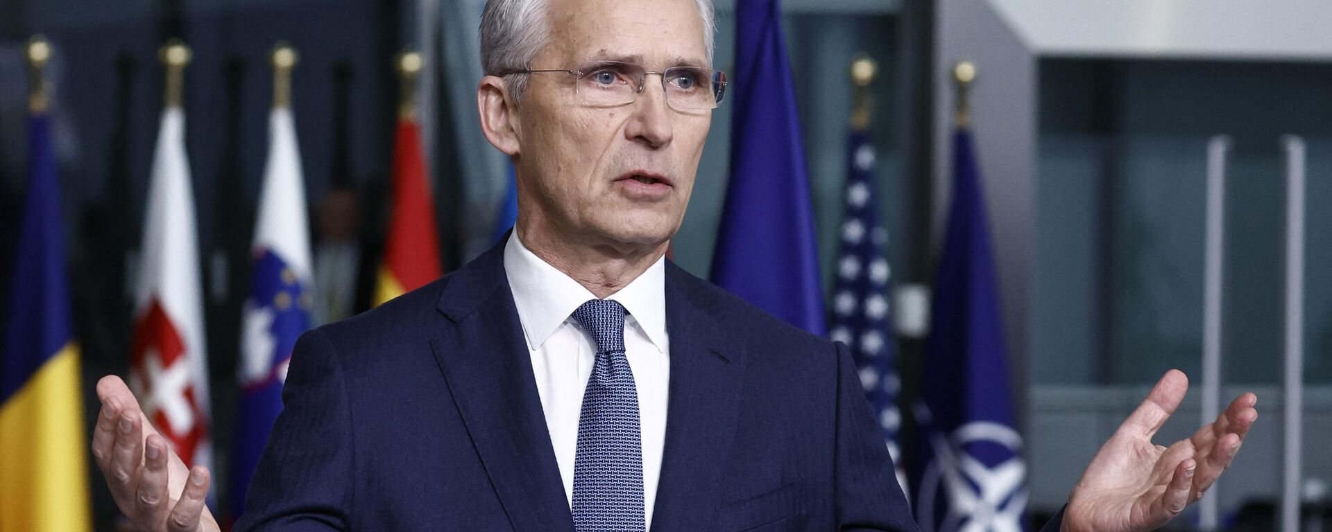 Tổng thư ký NATO Jens Stoltenberg  - Sputnik Việt Nam, 1920, 07.04.2024