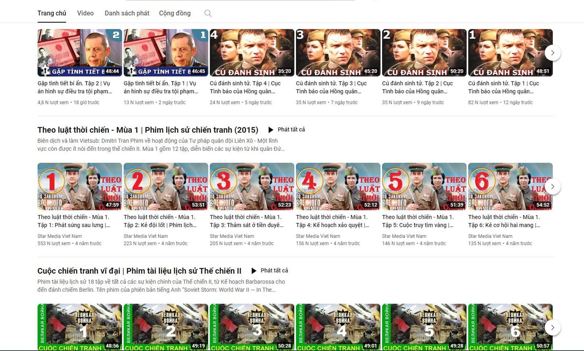 Kênh chuyên chiếu phim Liên Xô và Nga trên Youtube mang tên Star Media Vietnam - Sputnik Việt Nam, 1920, 19.04.2024