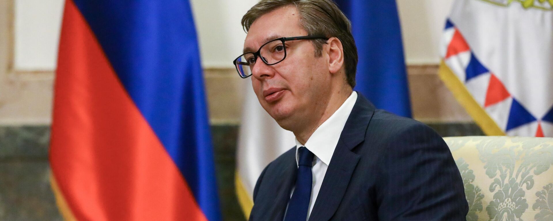 Tổng thống Serbia Aleksandar Vucic  - Sputnik Việt Nam, 1920, 17.05.2024