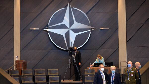 Participants are seen before the Russia - NATO talks in Brussels, Belgium - Sputnik Việt Nam