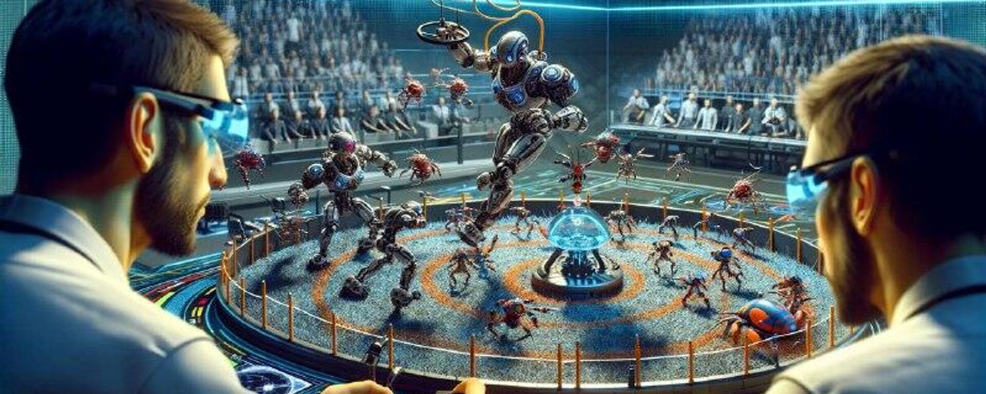 Nano-Bot Wrestling: Đấu vật sử dụng các con robot nano, nơi các vận động viên điều khiển các con robot tí hon chiến đấu trong một đấu trường vi mô. - Sputnik Việt Nam, 1920, 08.06.2024