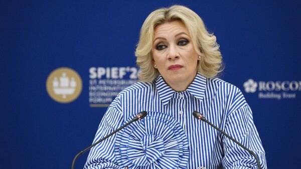 Maria Zakharova tại SPIEF-2024 - Sputnik Việt Nam