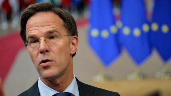 Thủ tướng Hà Lan Mark Rutte  - Sputnik Việt Nam