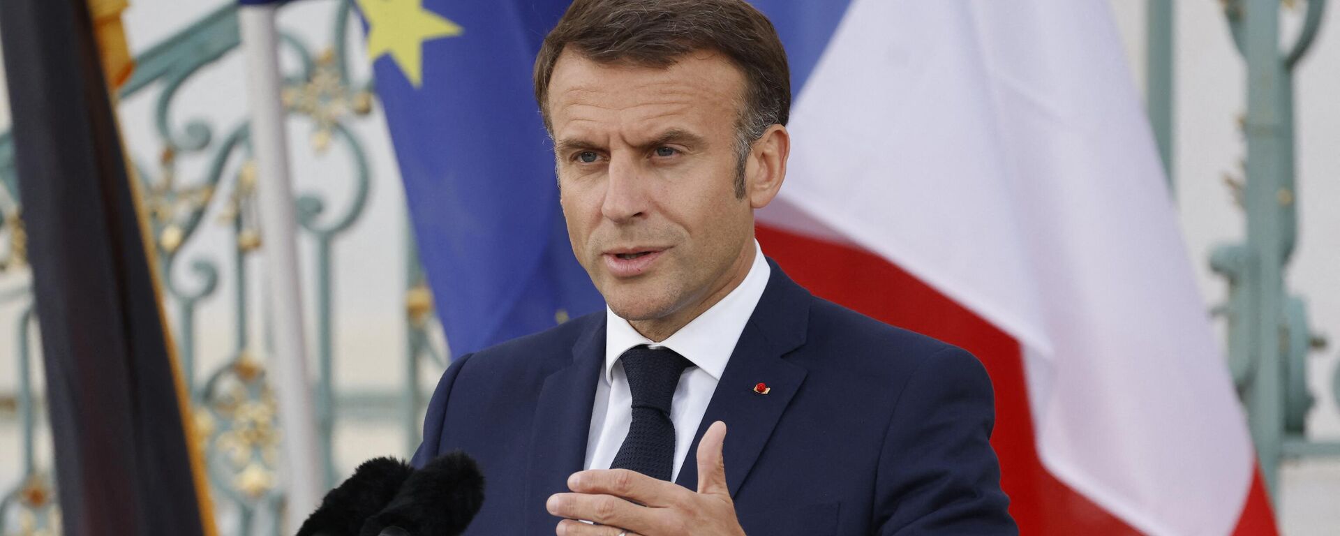 Tổng thống Pháp Emmanuel Macron  - Sputnik Việt Nam, 1920, 26.06.2024