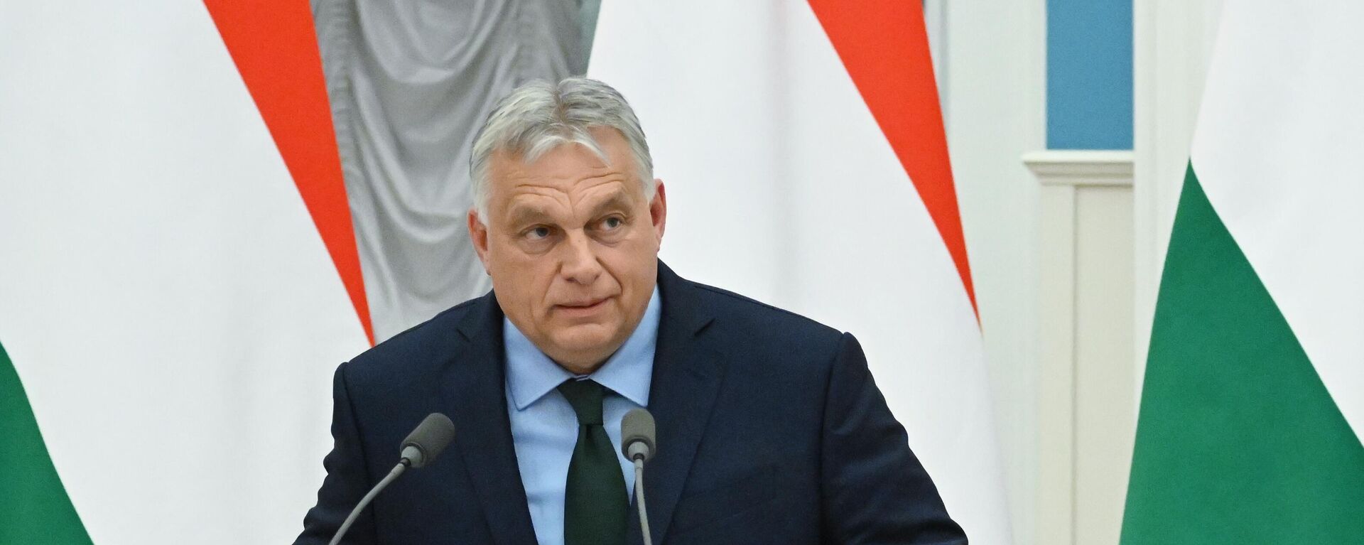 Tổng thống Nga Vladimir Putin gặp Thủ tướng Hungary V. Orban - Sputnik Việt Nam, 1920, 05.07.2024