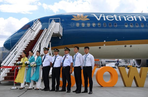 Nhân viên hãng hàng không Vietnam Airlines - Sputnik Việt Nam