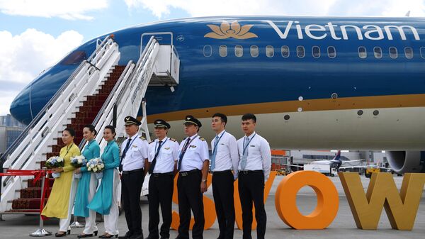 Nhân viên hãng hàng không Vietnam Airlines - Sputnik Việt Nam